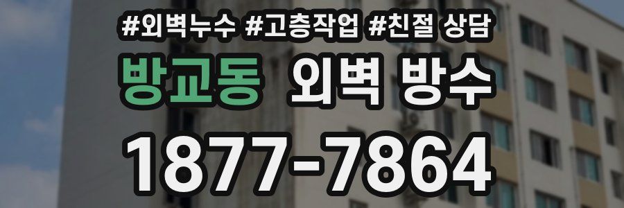 방교동 외벽 방수