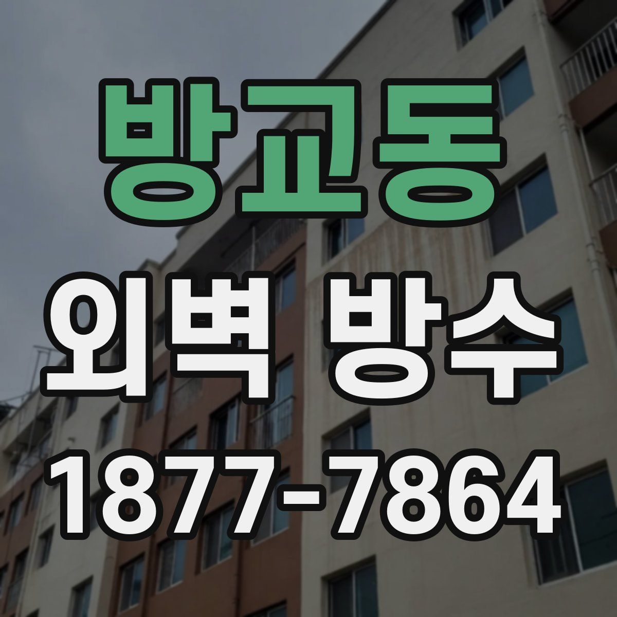 방교동 외벽 방수