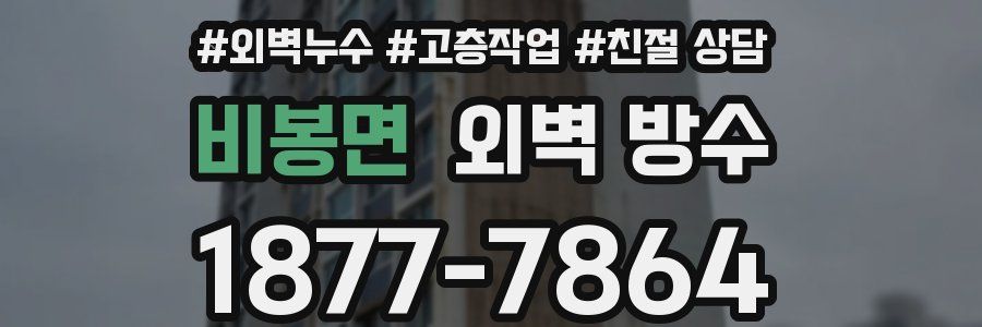 비봉면 외벽 방수