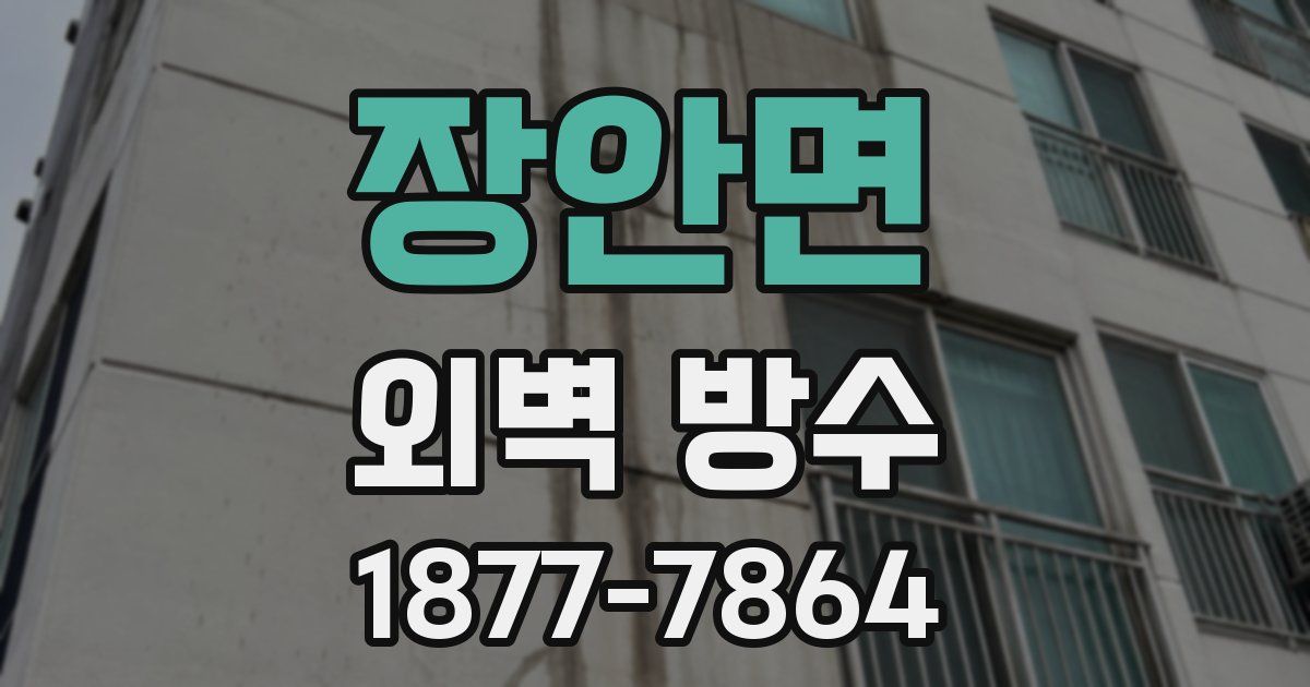 장안면 외벽 방수