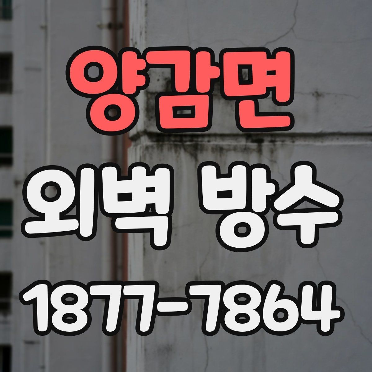 양감면 외벽 방수 자재 보관과 사용 방법