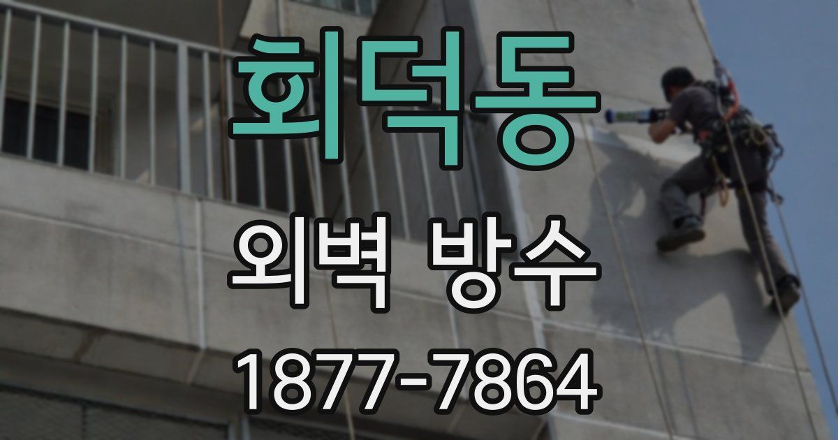회덕동 외벽 방수