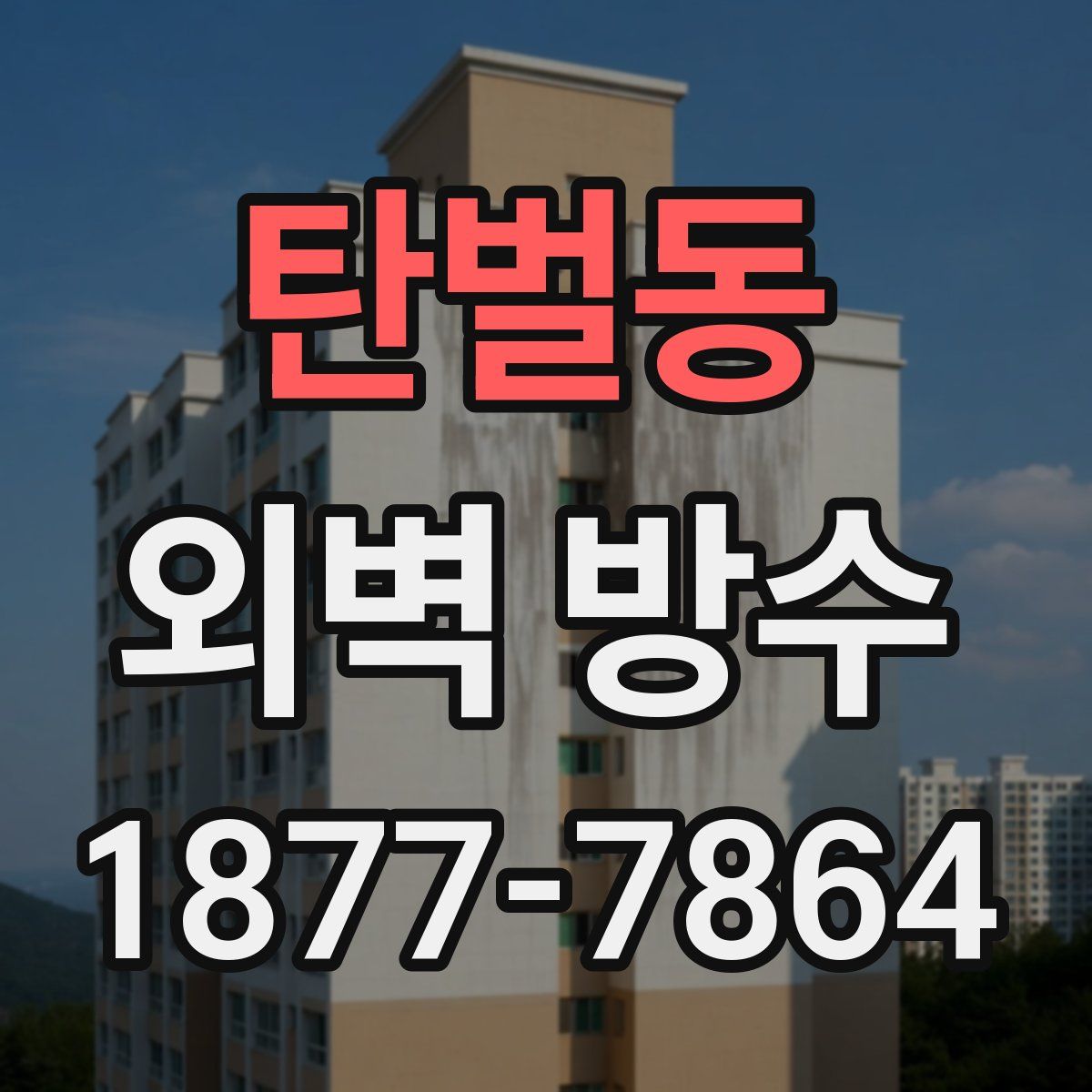 탄벌동 외벽 방수