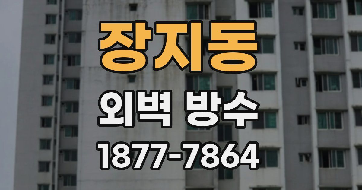 장지동 외벽 방수