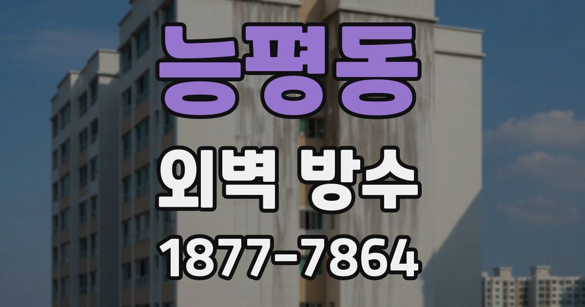 능평동 외벽 방수