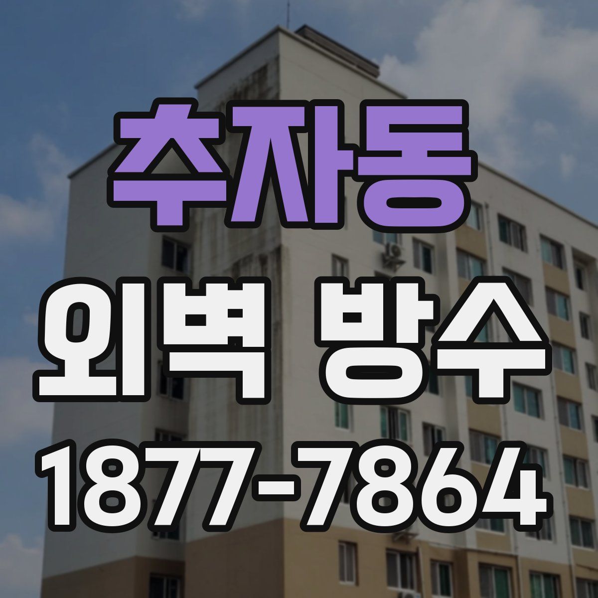 추자동 외벽 방수