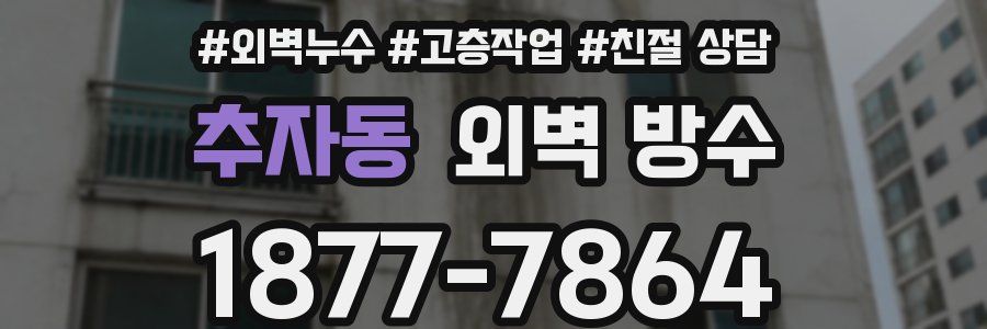 추자동 외벽 방수