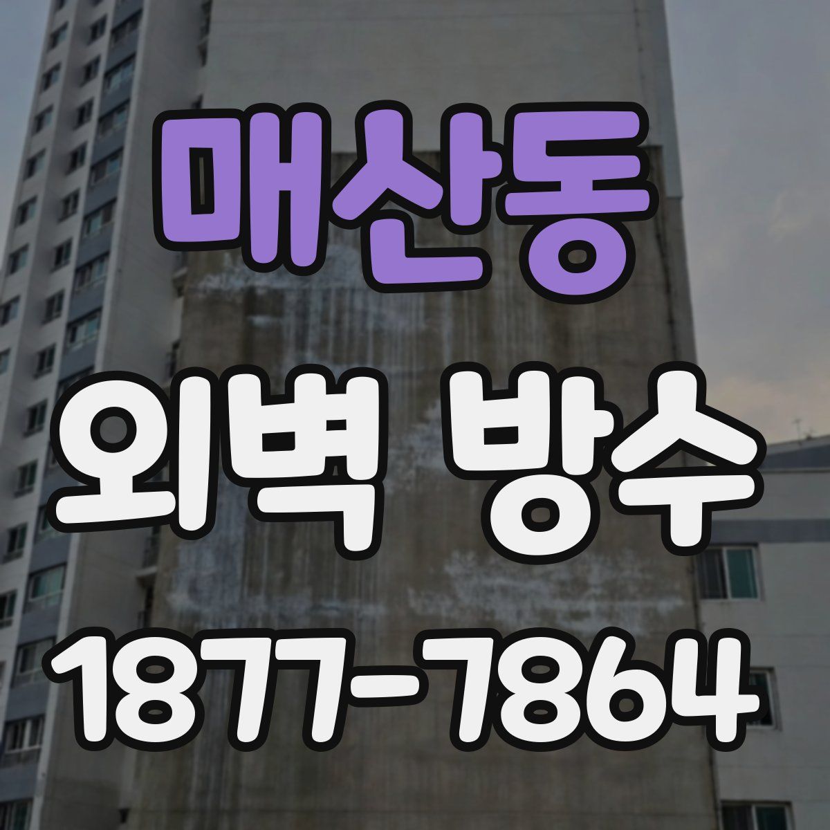 매산동 외벽 방수
