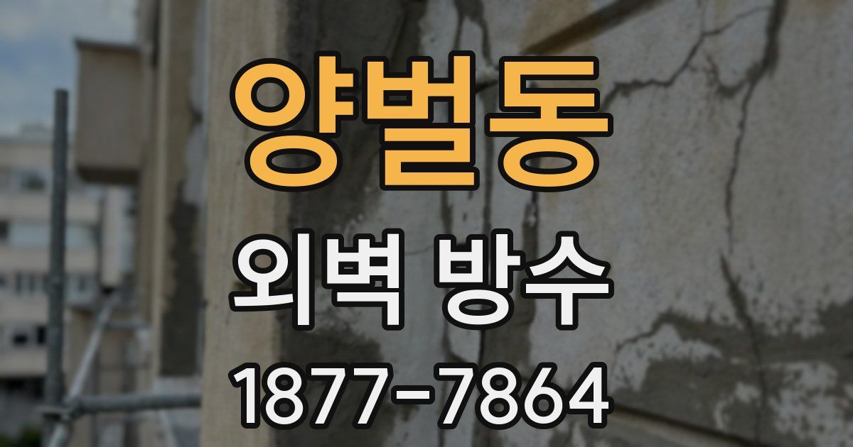 양벌동 외벽 방수