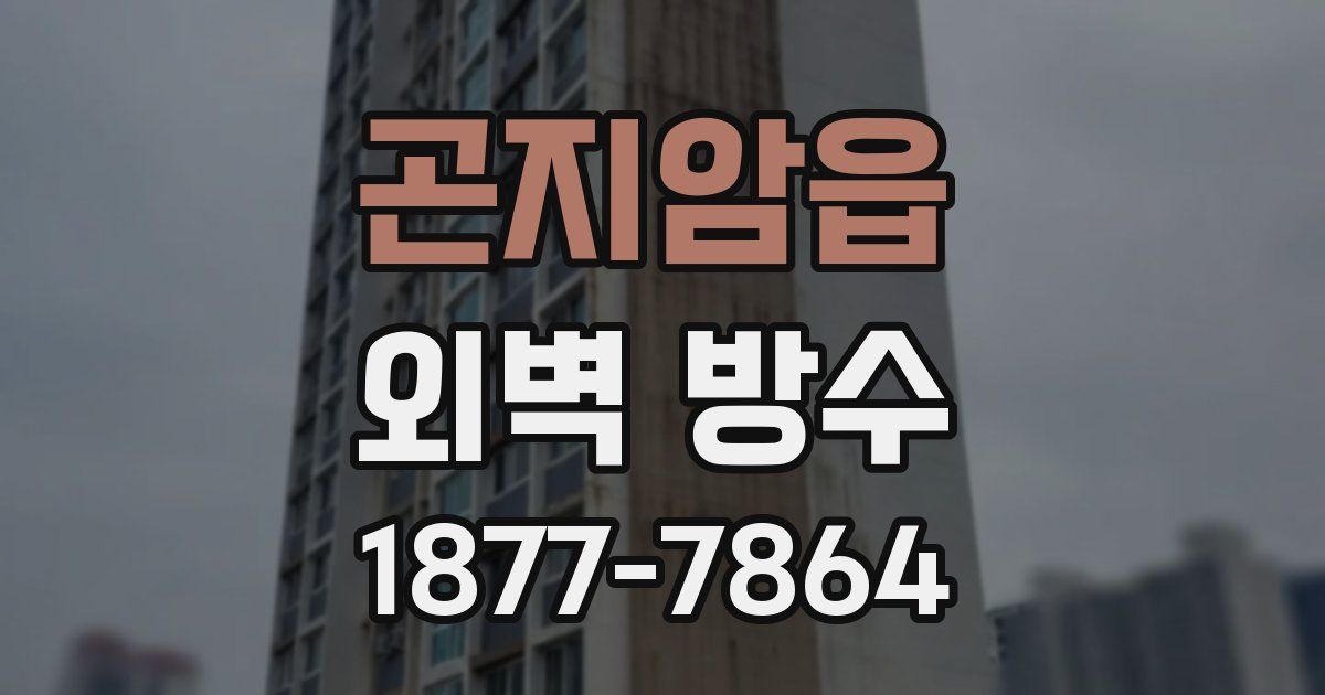 곤지암읍 외벽 방수