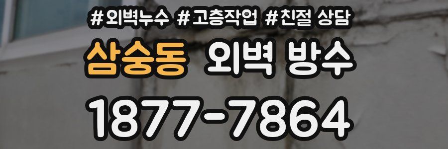 삼숭동 외벽 방수