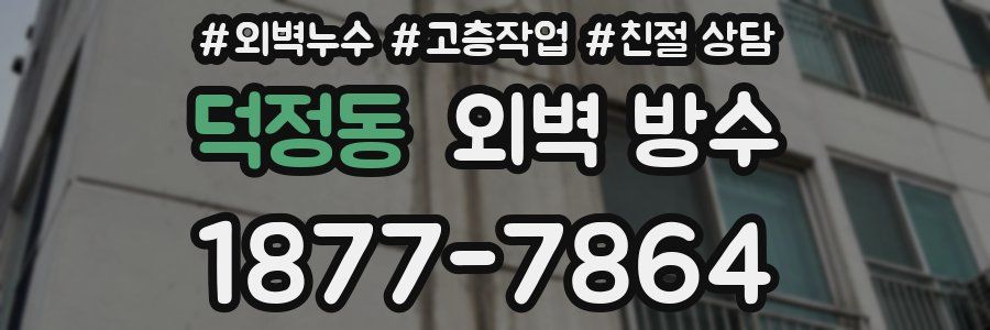 덕정동 외벽 방수