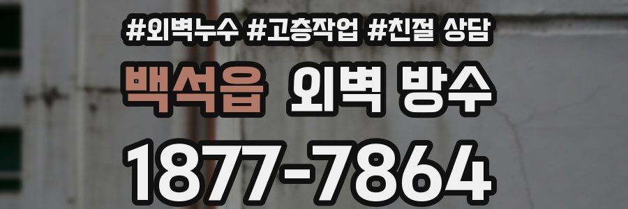 백석읍 외벽 방수