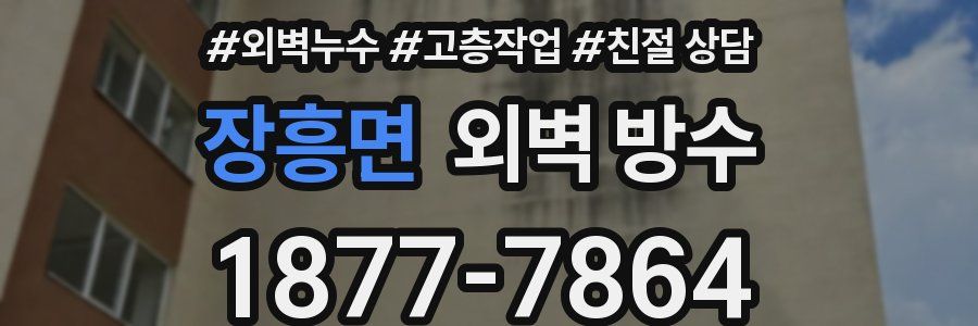 장흥면 외벽 방수