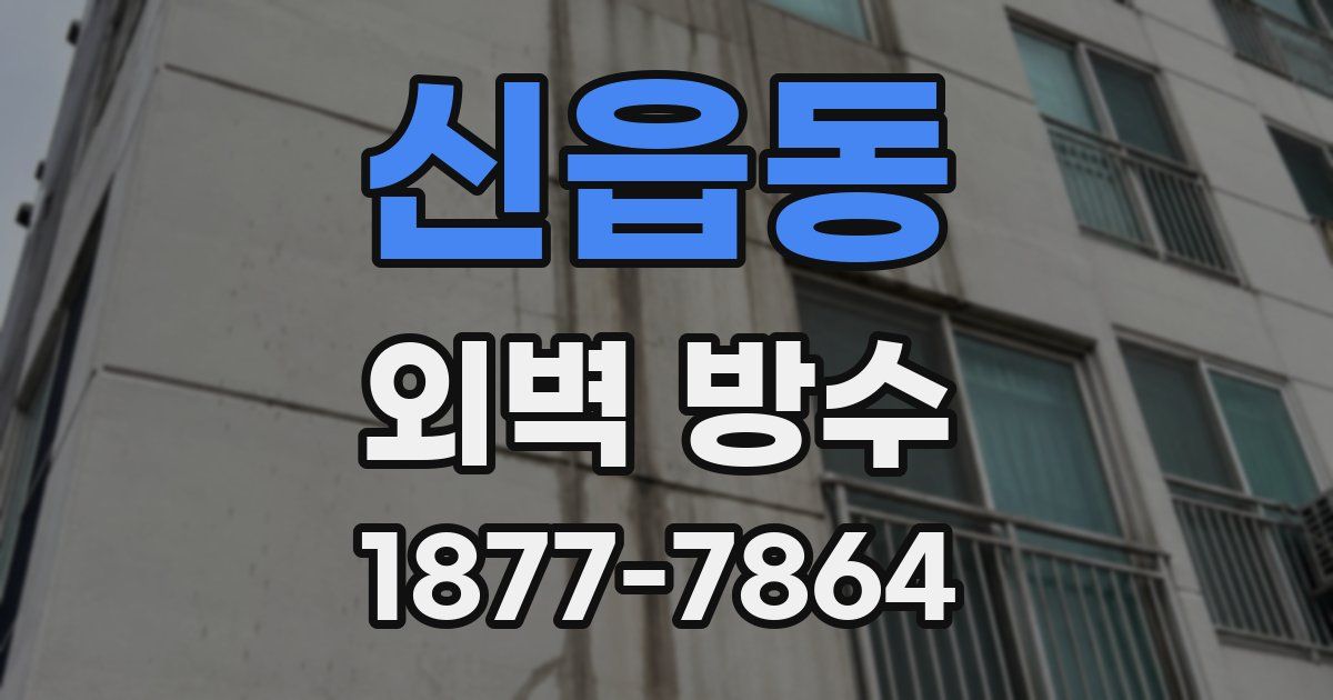 신읍동 외벽 방수