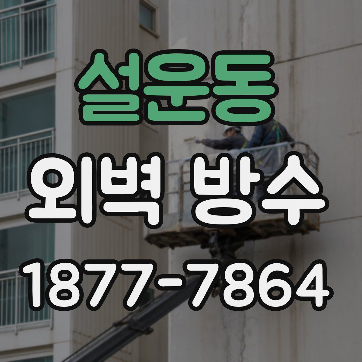 설운동 외벽 방수