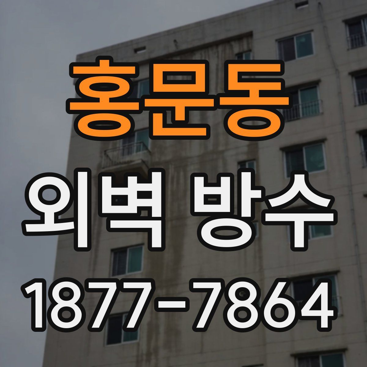 홍문동 외벽 방수