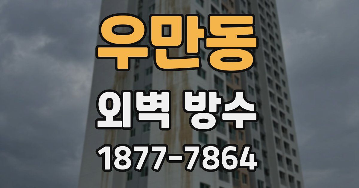 우만동 외벽 방수