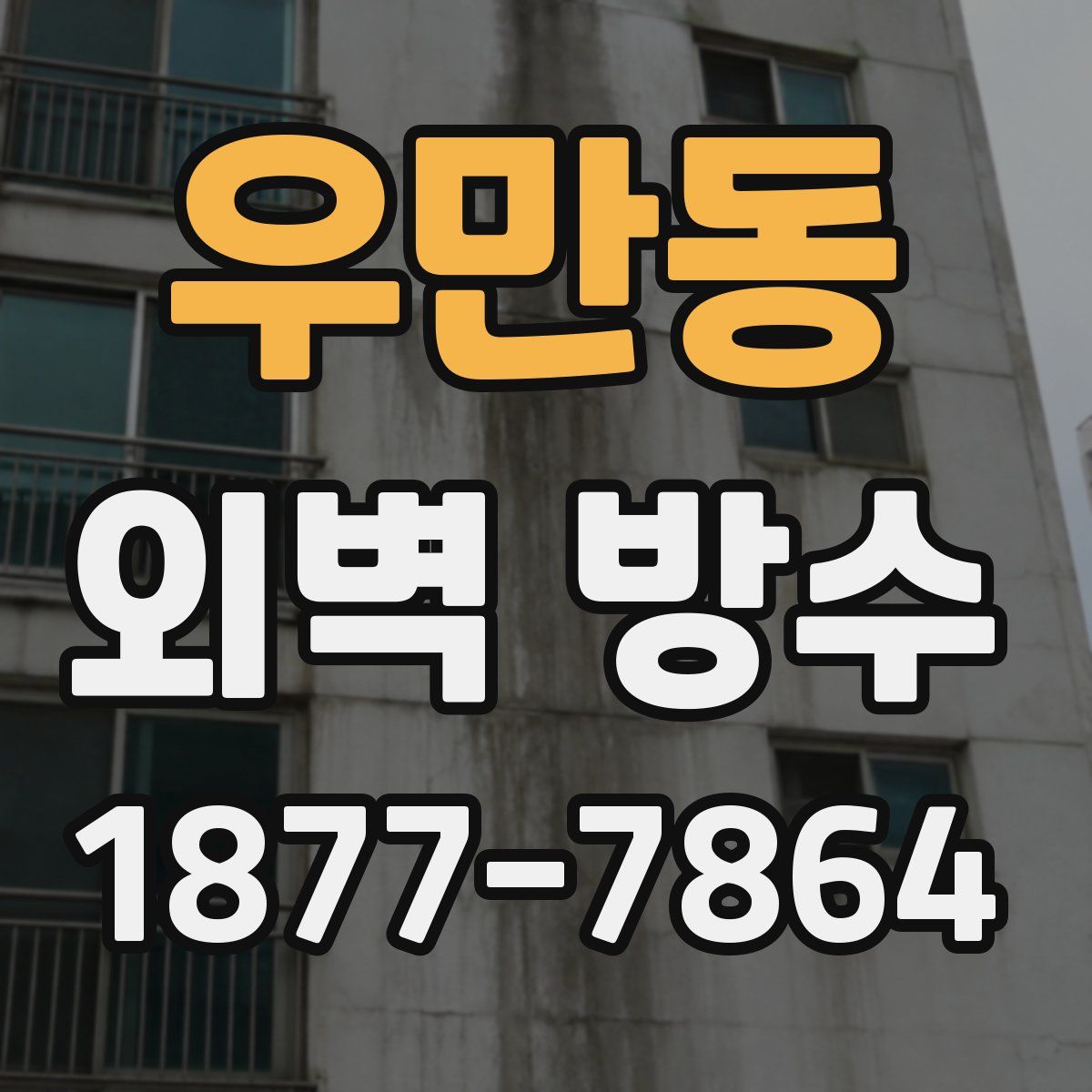 우만동 외벽 방수