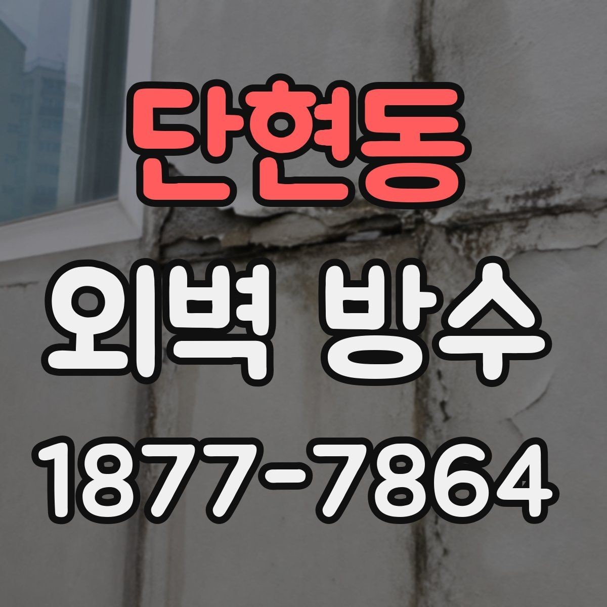 단현동 외벽 방수 시 하도와 상도 선택 요령