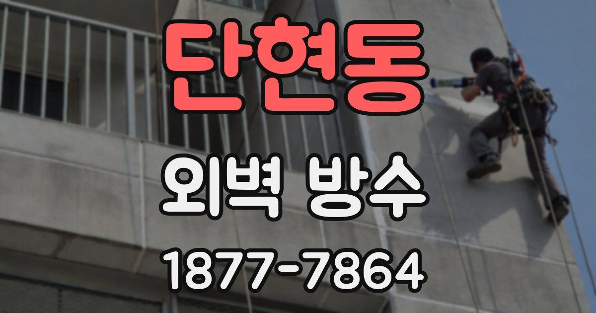 단현동 외벽 방수