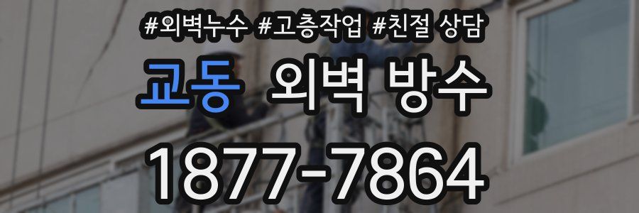 교동 외벽 방수