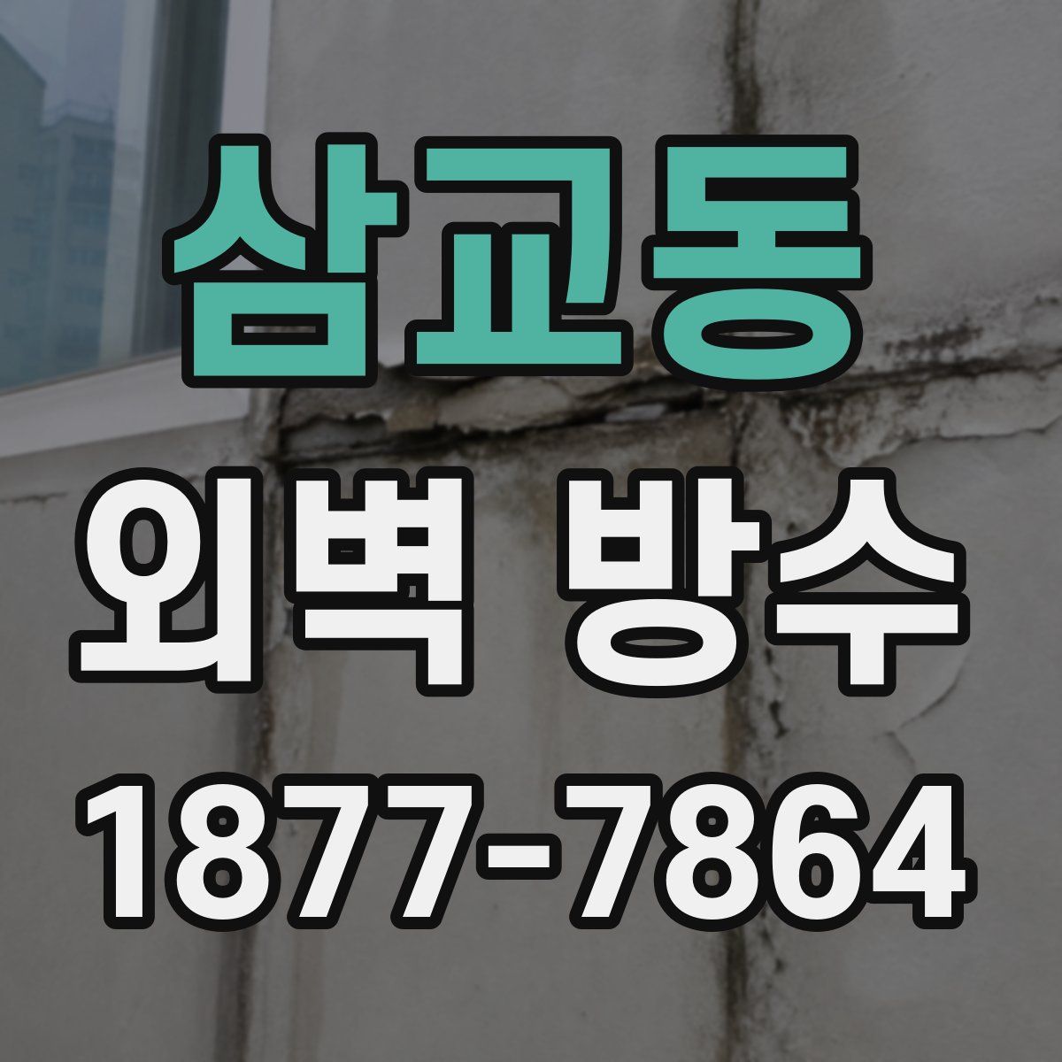 삼교동 외벽 방수