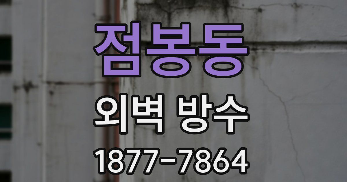 점봉동 외벽 방수