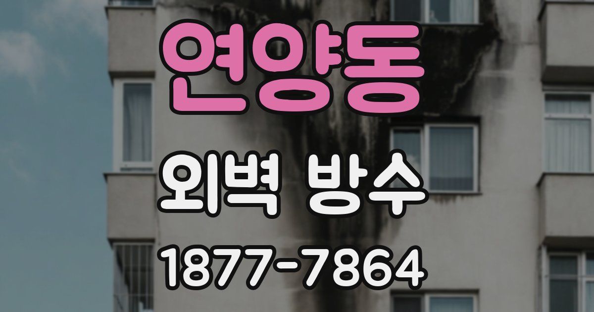 연양동 외벽 방수