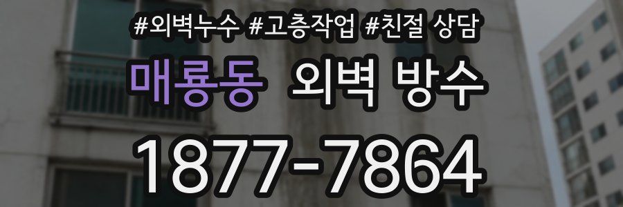 매룡동 외벽 방수