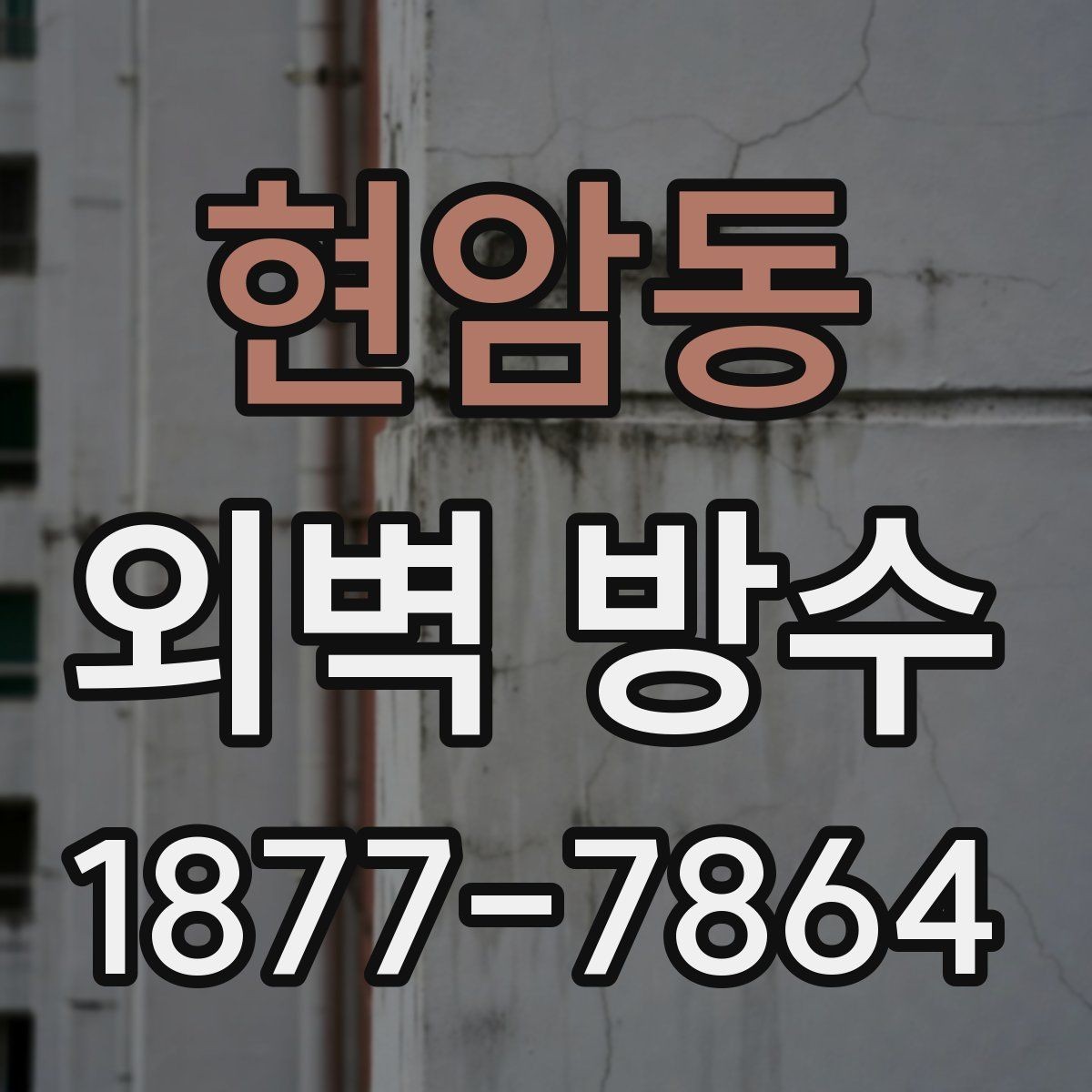 현암동 외벽 방수 시공이 필요한 건물 유형