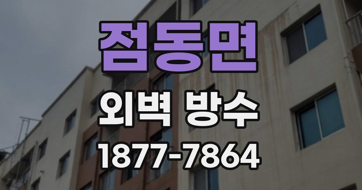 점동면 외벽 방수