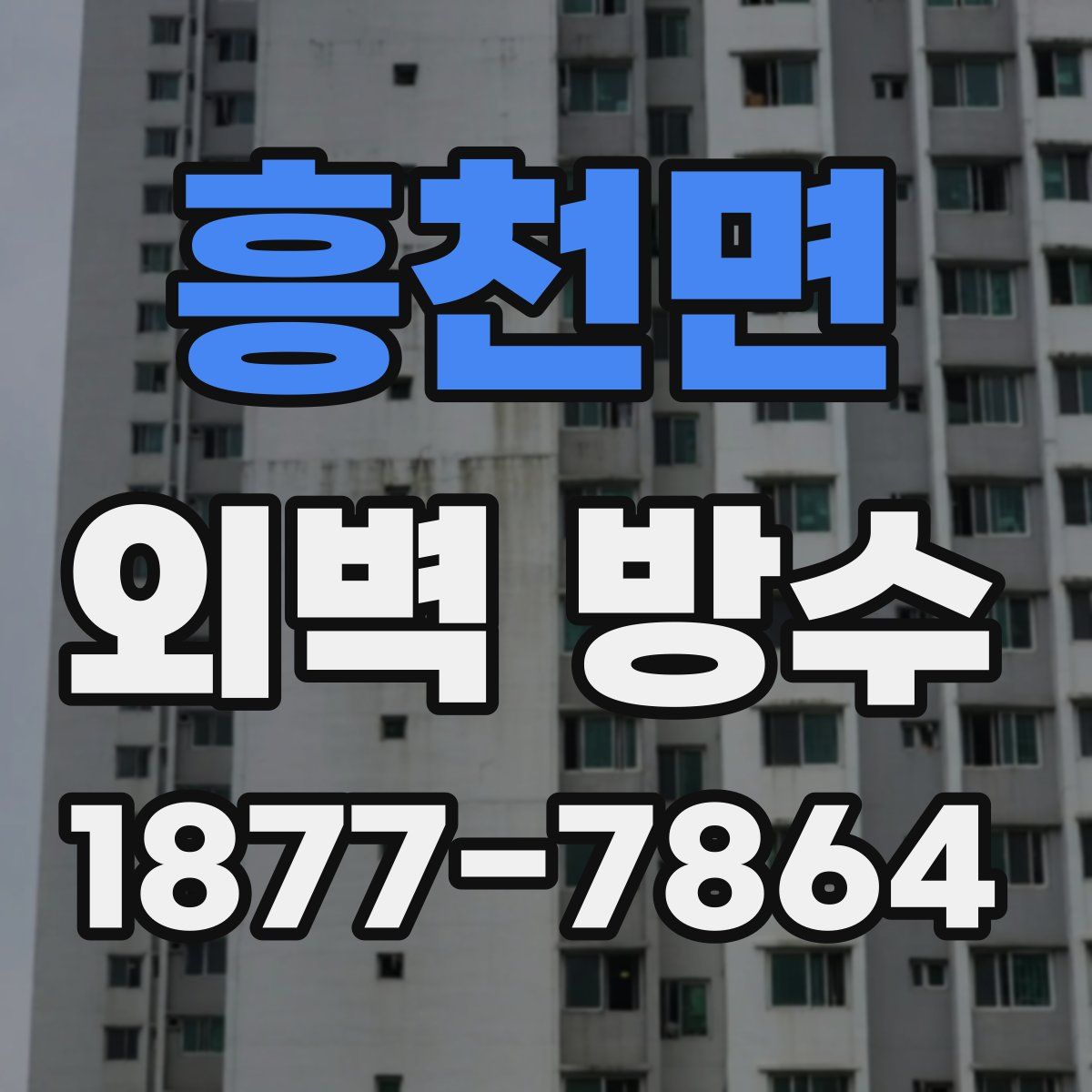 흥천면 외벽 방수