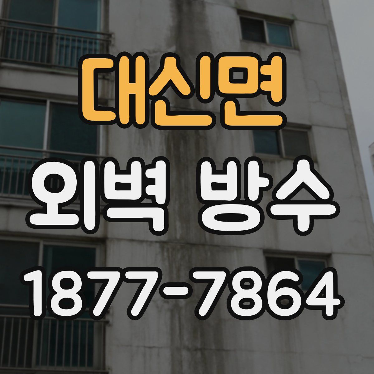대신면 외벽 방수