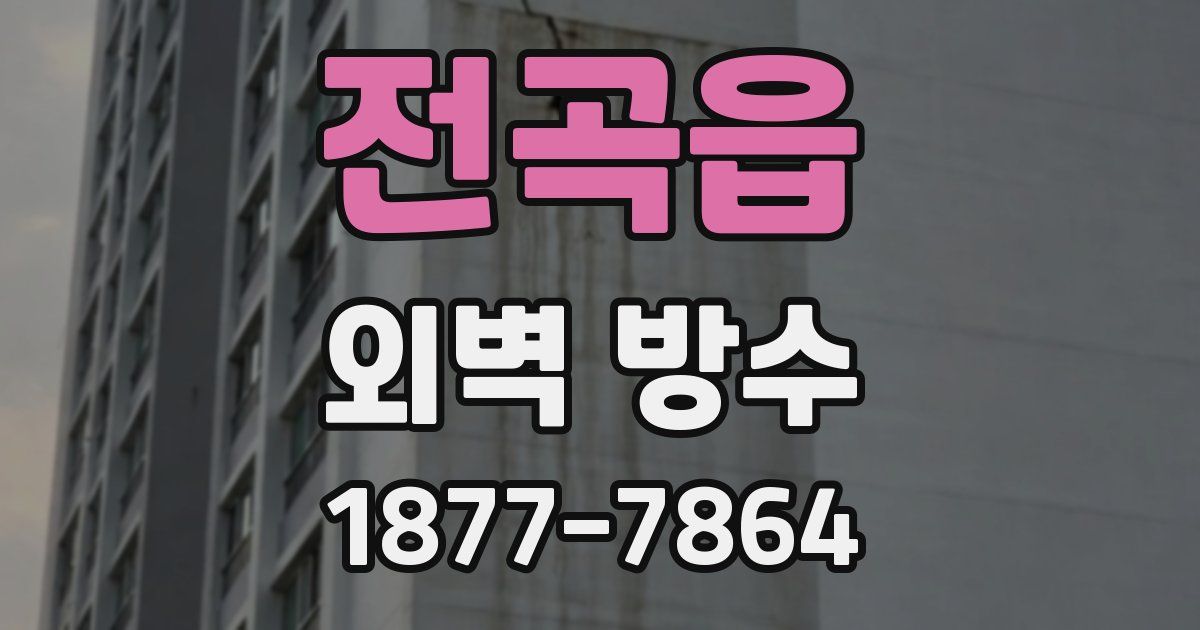 전곡읍 외벽 방수