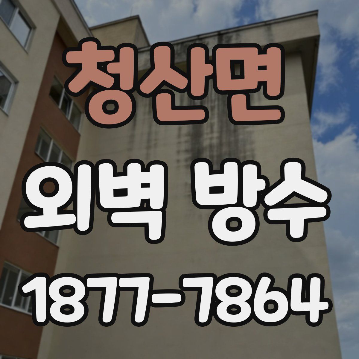 청산면 외벽 방수