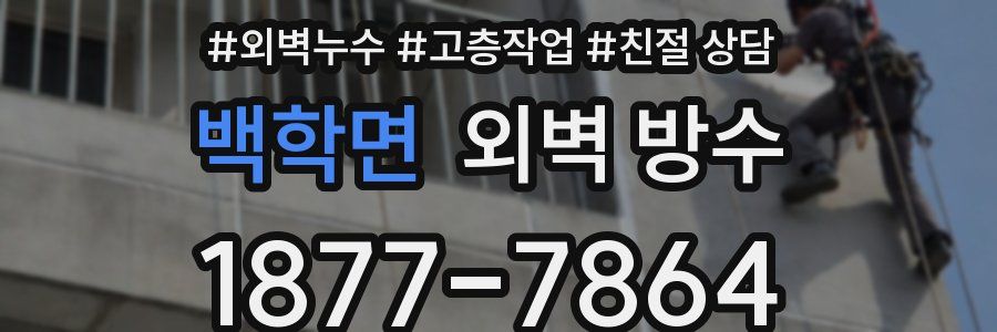 백학면 외벽 방수
