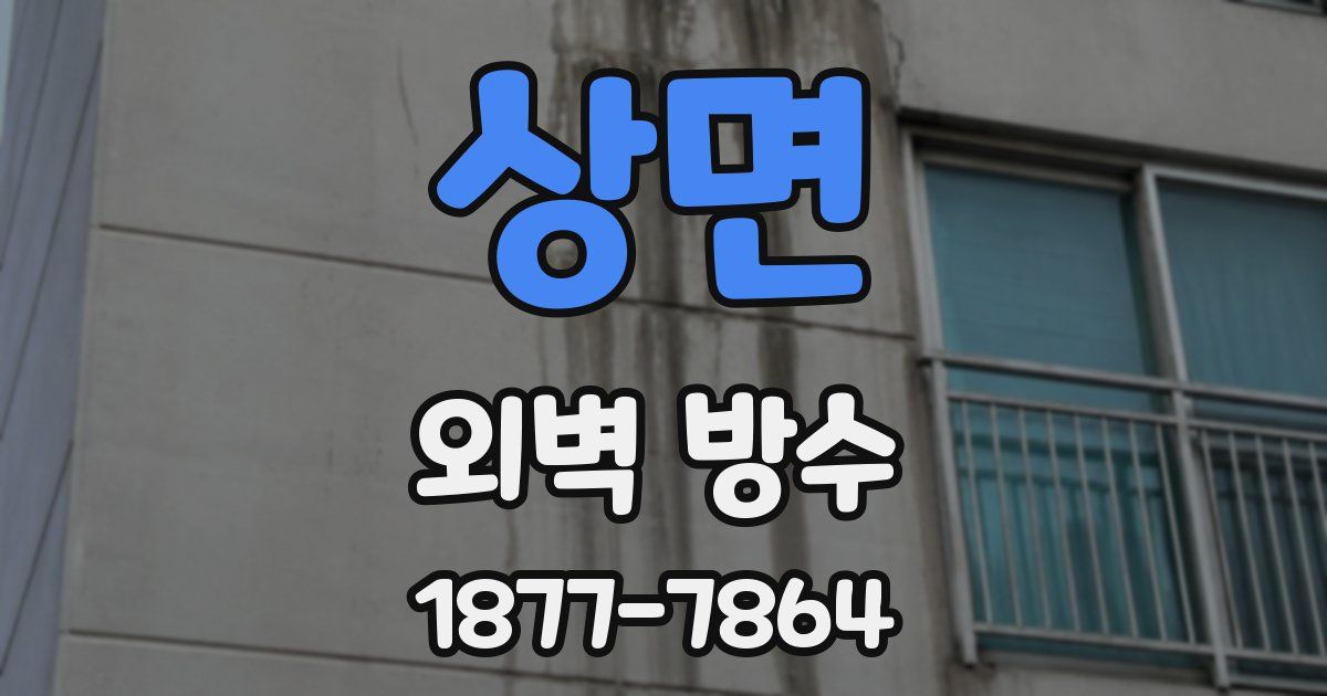 상면 외벽 방수