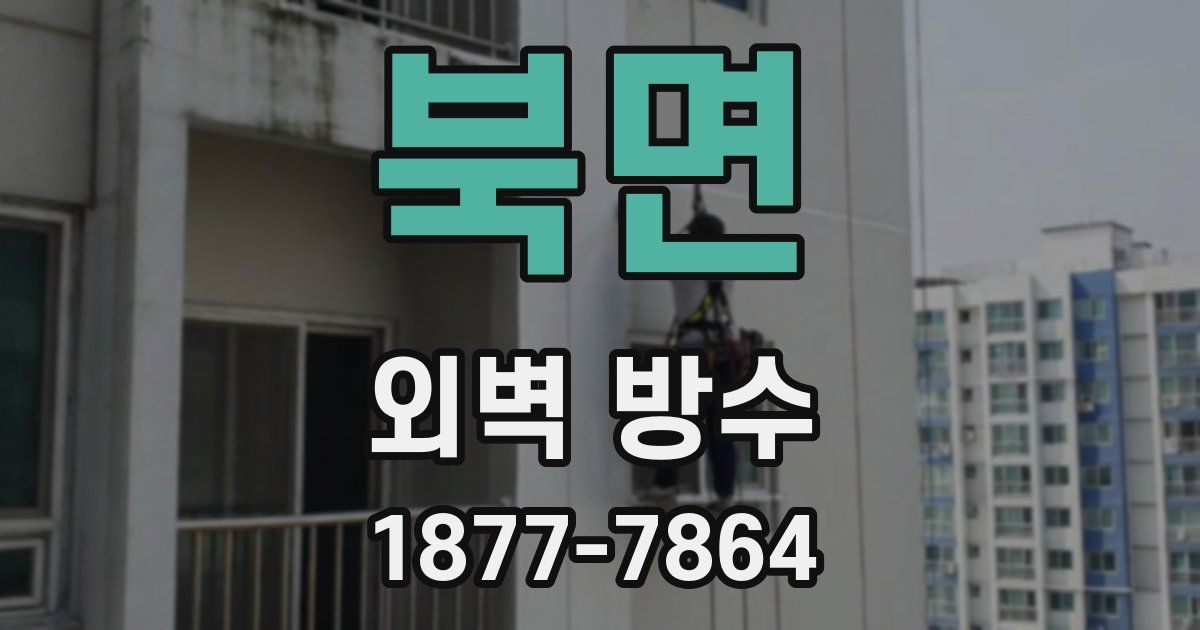 북면 외벽 방수