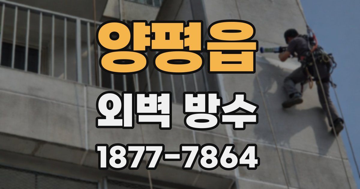 양평읍 외벽 방수