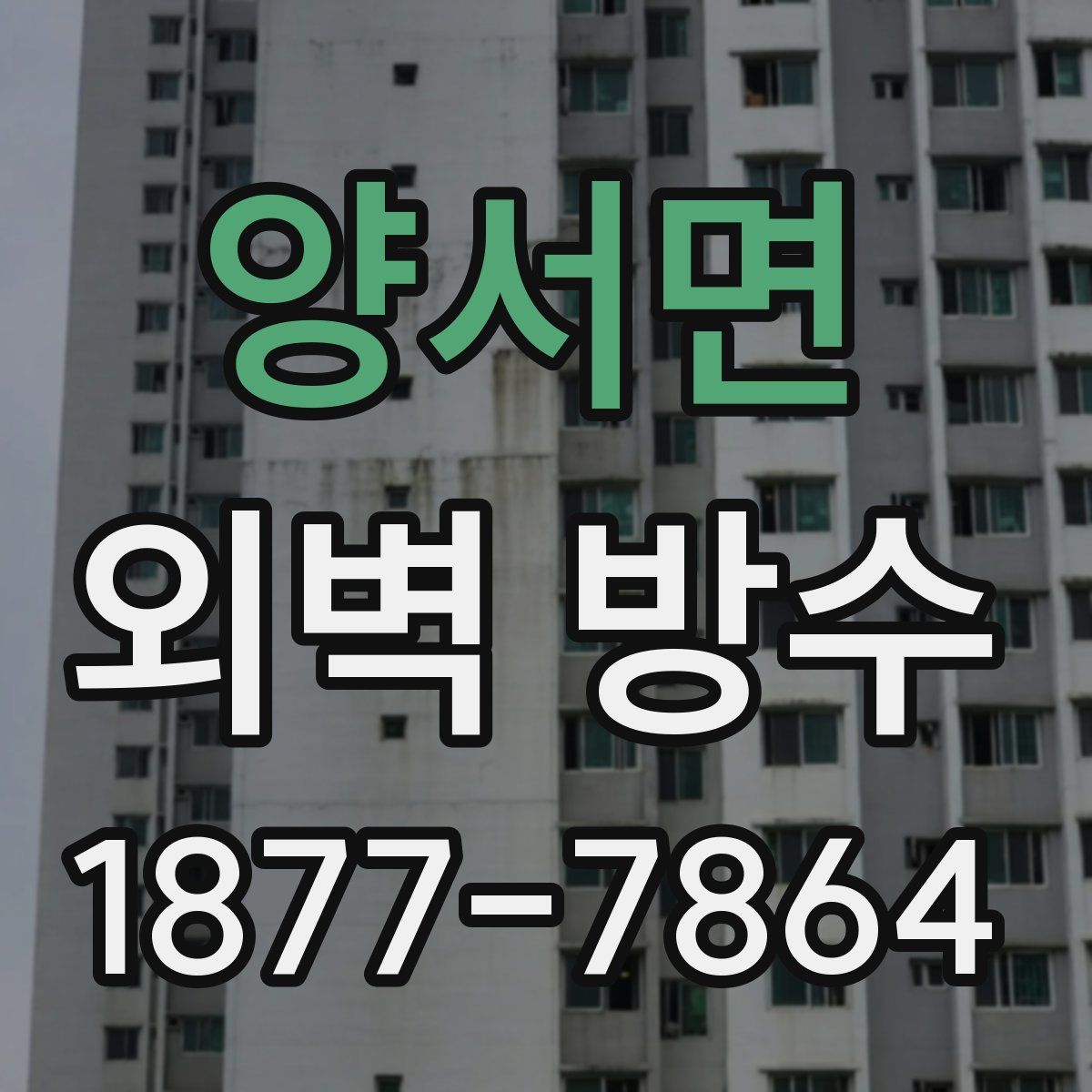 양서면 외벽 방수