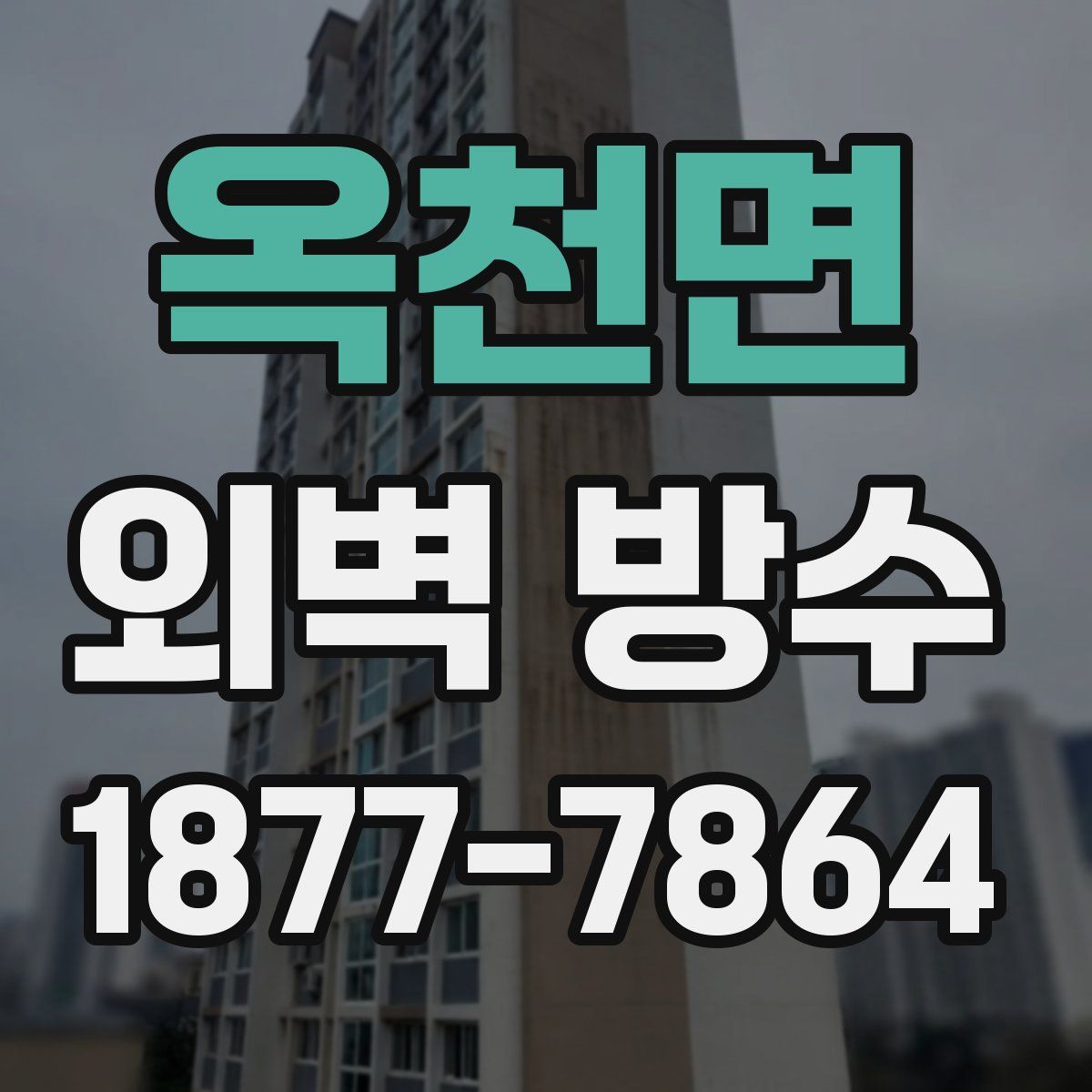 옥천면 외벽 방수