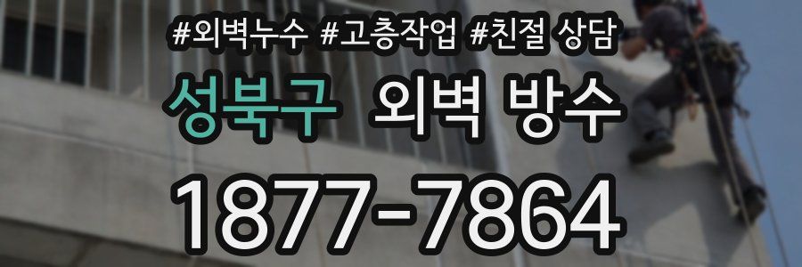 성북구 외벽 방수