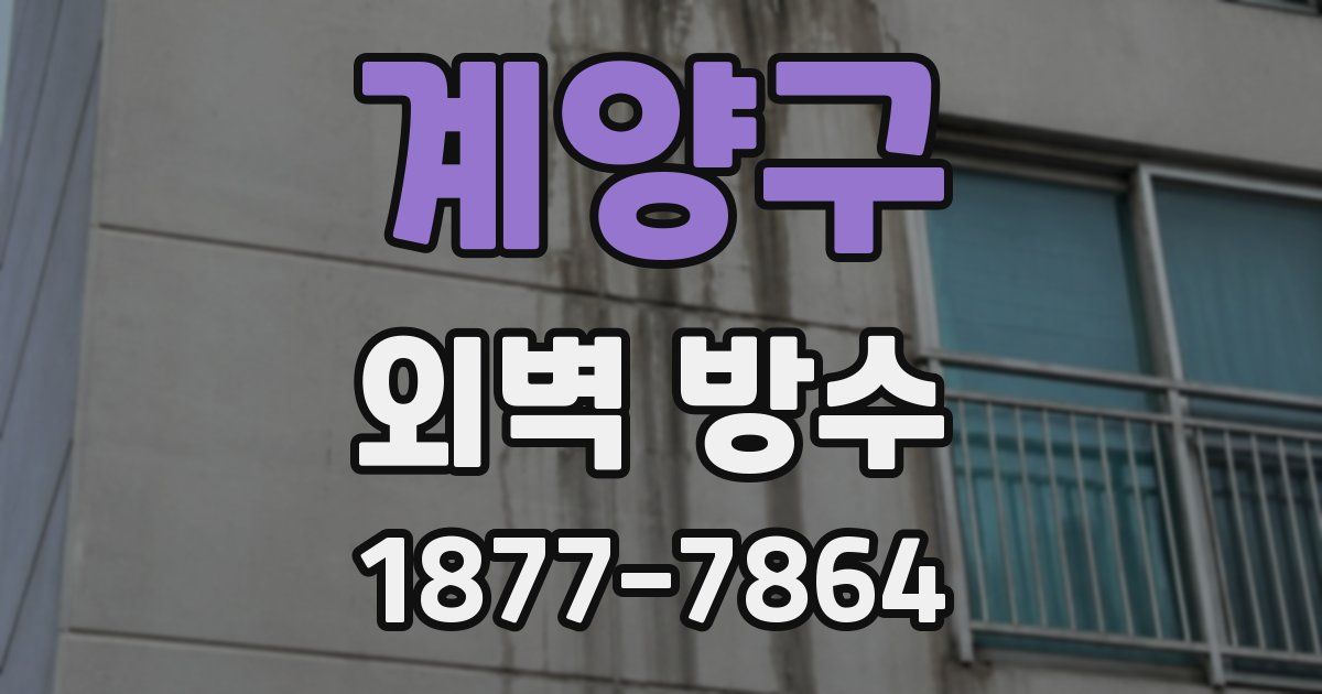 계양구 외벽 방수