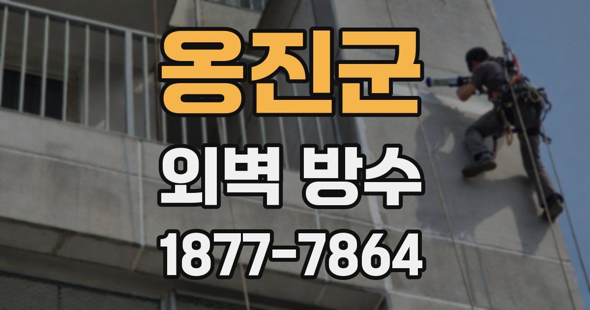 옹진군 외벽 방수