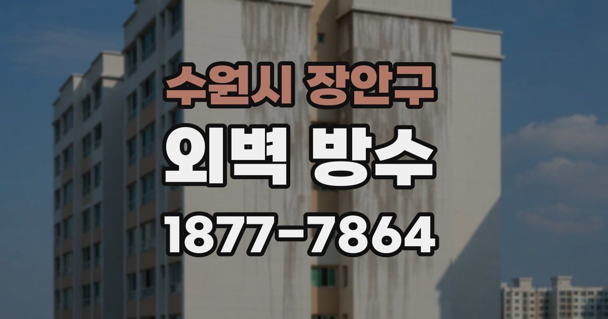 수원시 장안구 외벽 방수