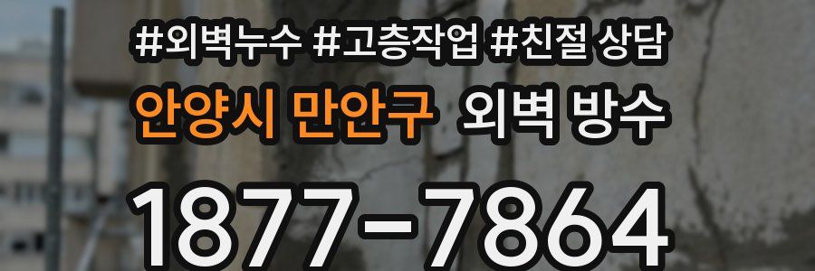 안양시 만안구 외벽 방수