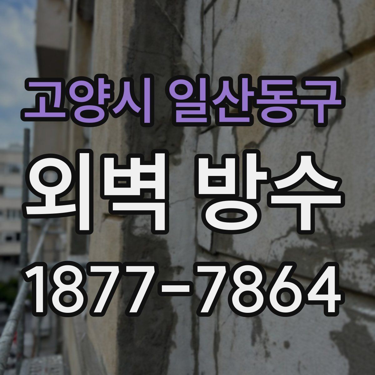 고양시 일산동구 외벽 방수 상태를 사진으로 기록하는 기준