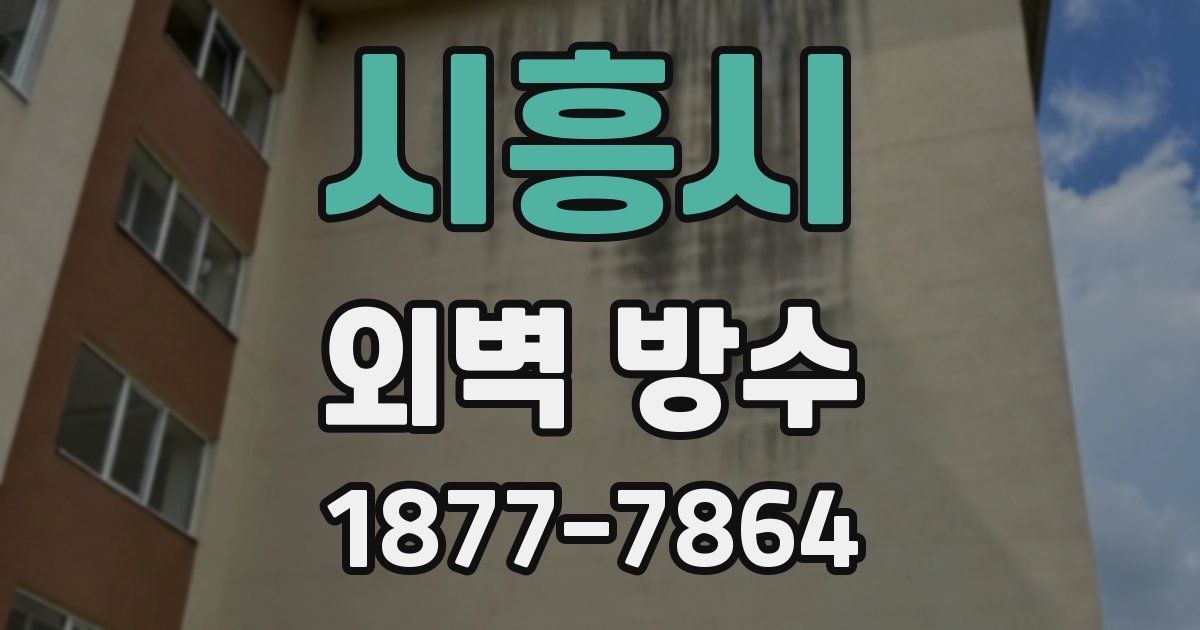 시흥시 외벽 방수