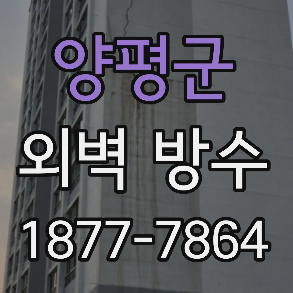 양평군 외벽 방수